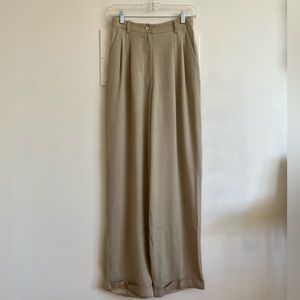 Vintage DKNY 1990s Silk Trouser Pants